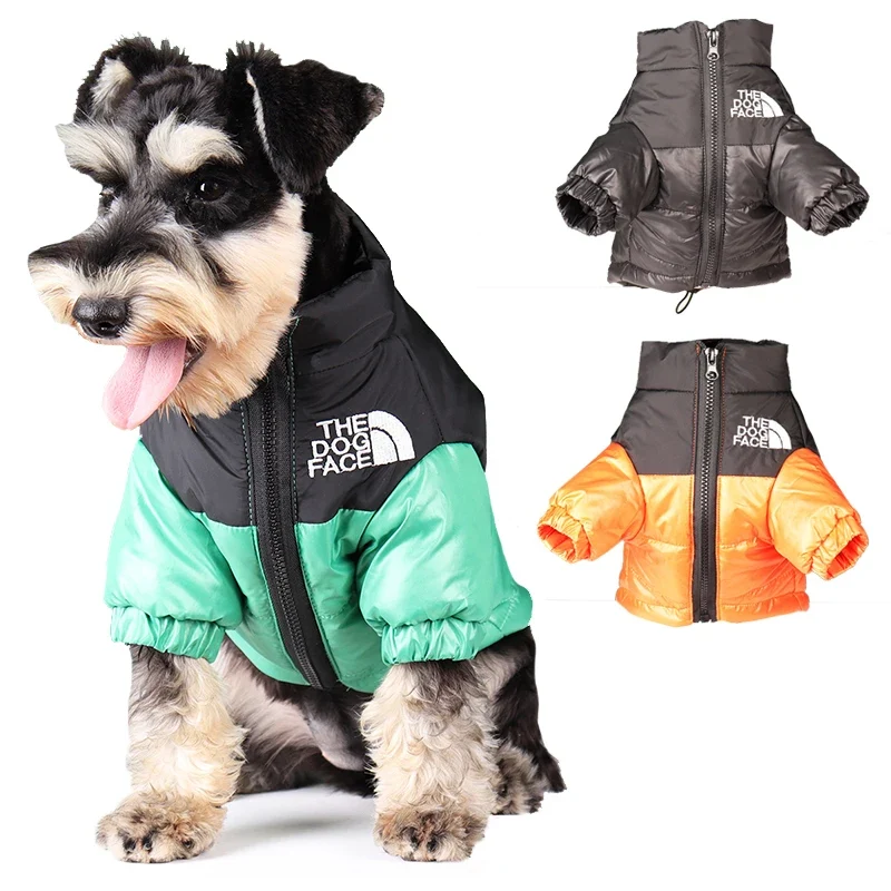 Veste Coupe-Vent Hiver Chaude Gros Chien