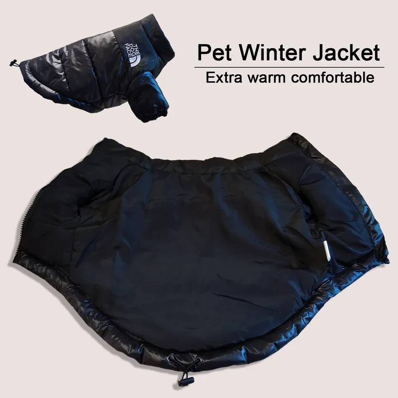 Veste Coupe-Vent Hiver Chaude Gros Chien