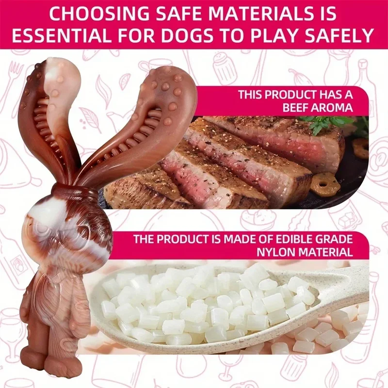 Jouet Nylon Ultra-Résistant Mâcher Gros Chien