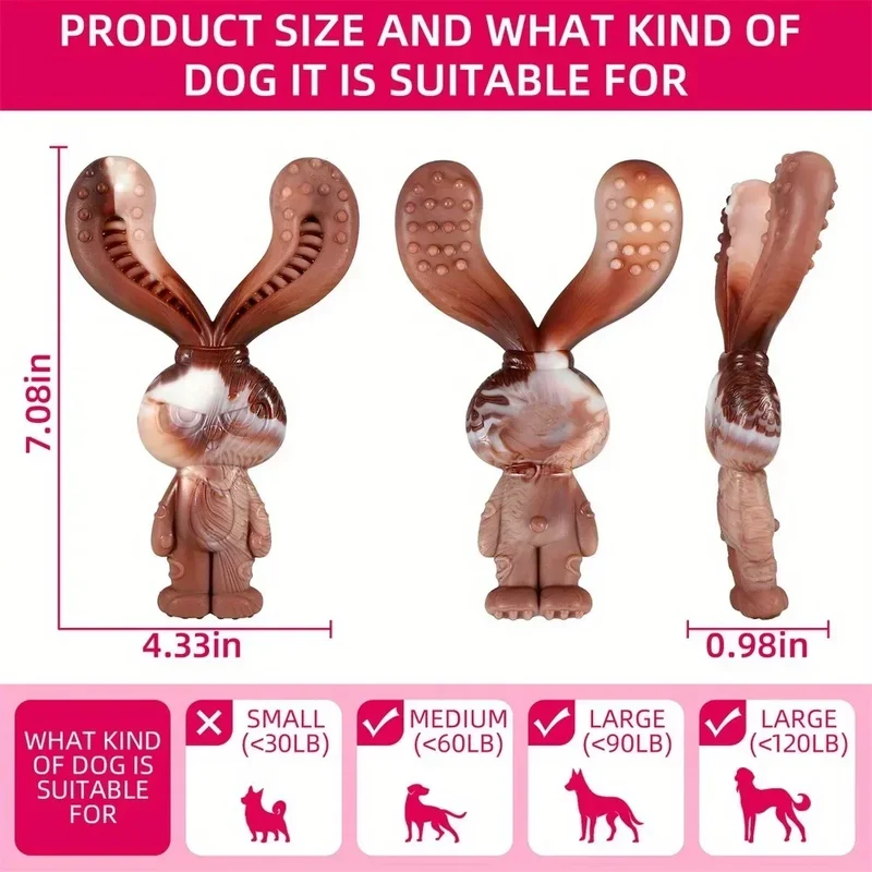 Jouet Nylon Ultra-Résistant Mâcher Gros Chien