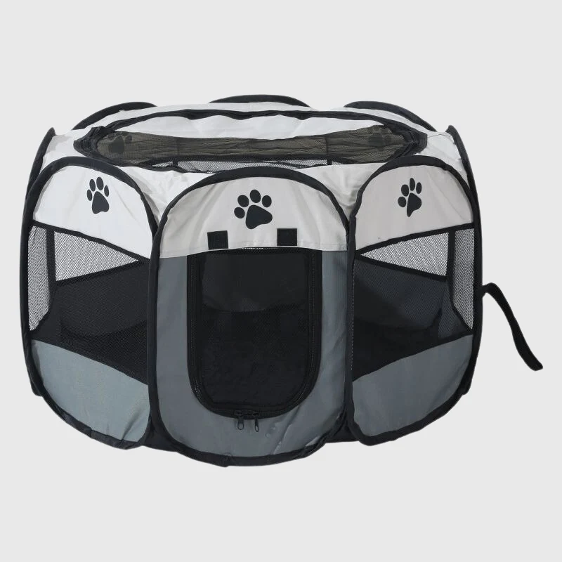 Parc Enclos Pliable Tissu Gros Chien