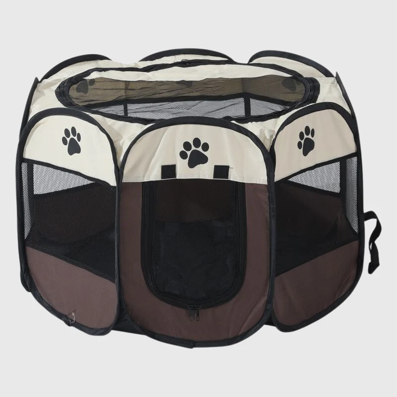 Parc Enclos Pliable Tissu Gros Chien
