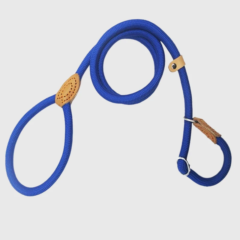 Laisse Lasso Réglable Cuir Gros Chien