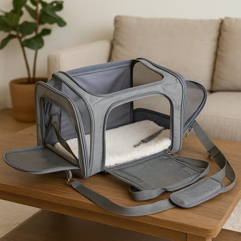 Sac Transport Bandoulière Chien Mesh Aéré