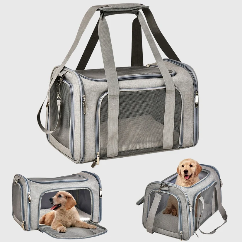 Sac Transport Bandoulière Chien Mesh Aéré