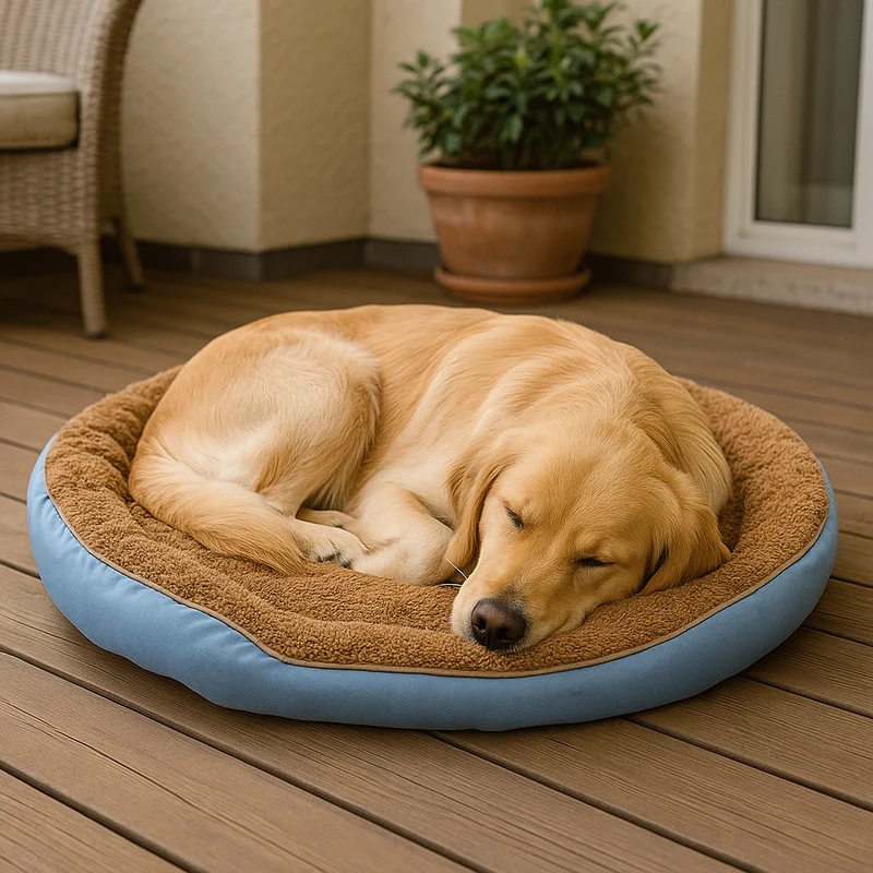 Panier Rond Moelleux Gros Chien