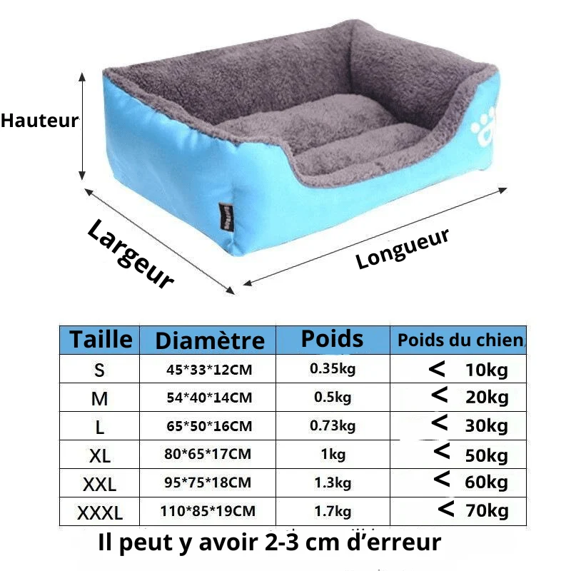 Panier Rond Moelleux Gros Chien