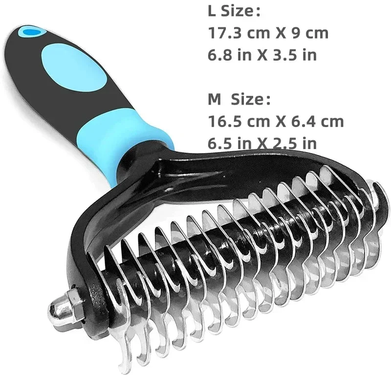 Brosse Double Face Poil Long Démêlante