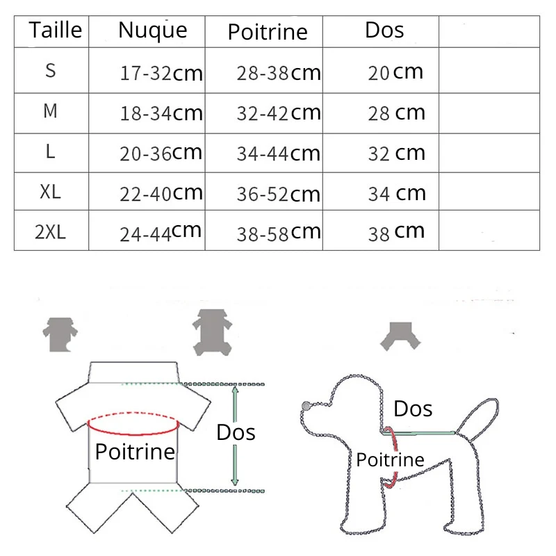 Pull Polaire Hiver Gros Chien Confortable