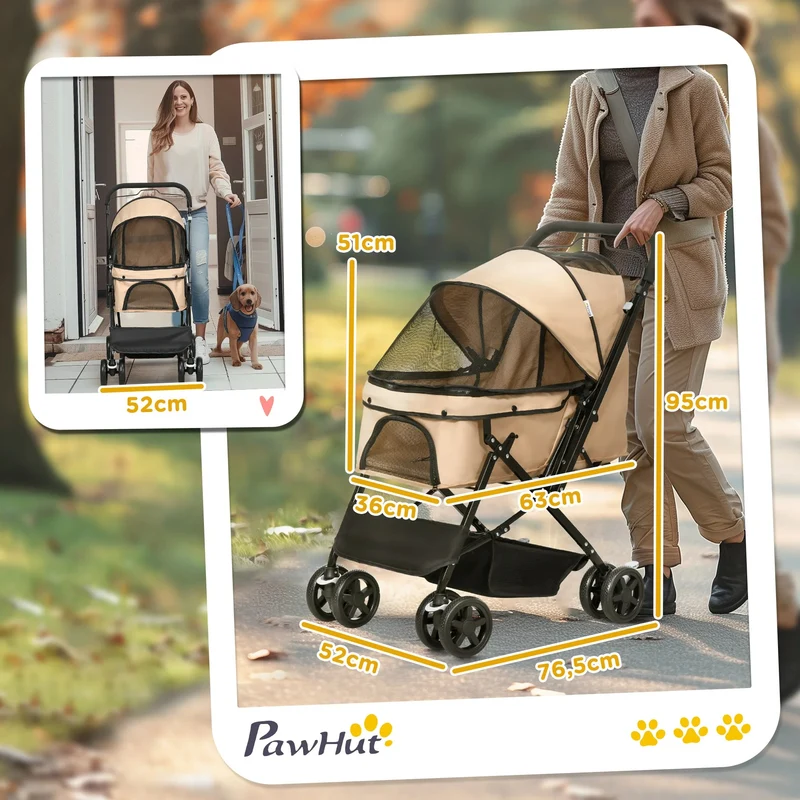 Poussette pour petit chien