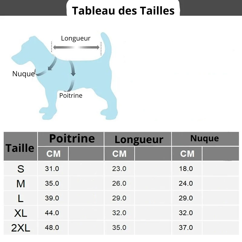 Manteau Imperméable 4 Pattes Gros Chien