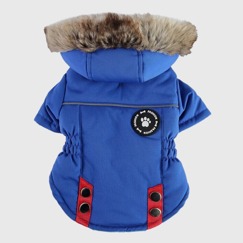 Manteau Hiver Harnais Intégré Gros Chien