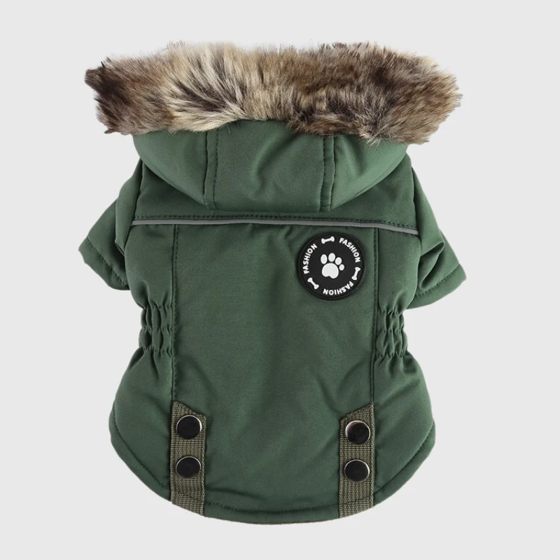 Manteau Hiver Harnais Intégré Gros Chien