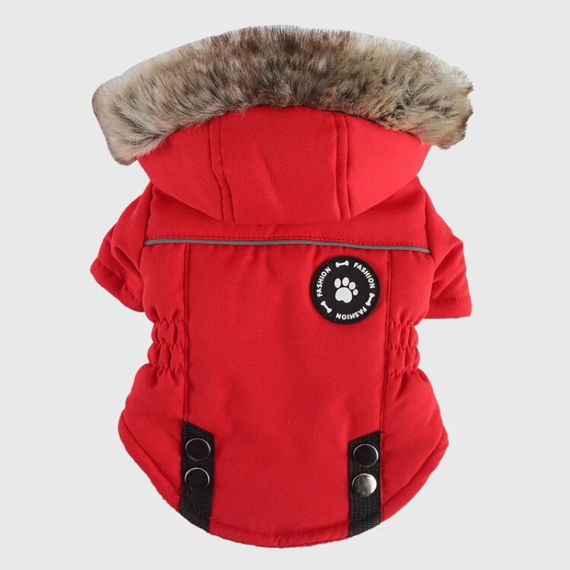 Manteau Hiver Harnais Intégré Gros Chien