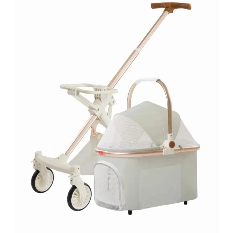 Poussette pour chien de luxe