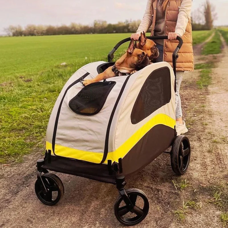 Poussette pour chien 4 roues