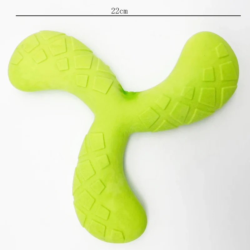 Jouet Boomerang Couineur Gros Chien Triangle Flottant