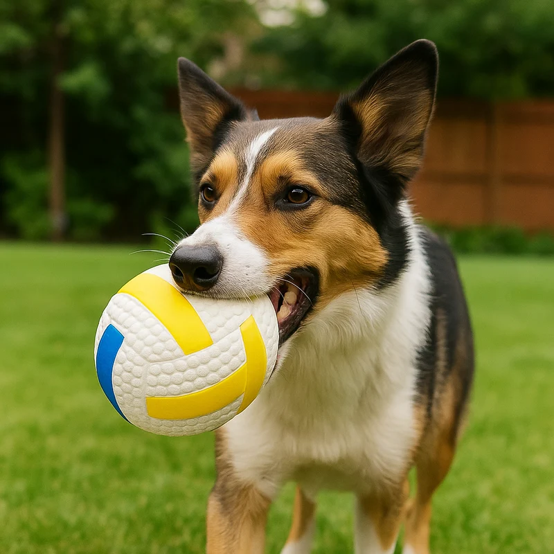 Balle Volley Rebondissante Gros Chien Extérieur