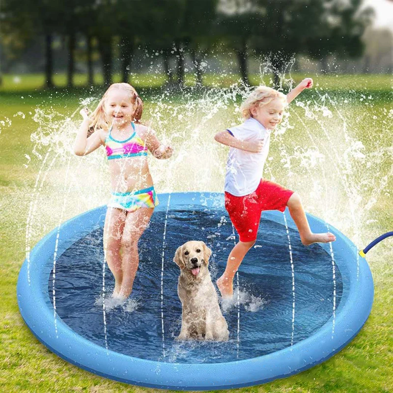 Tapis jet d'eau pour chien