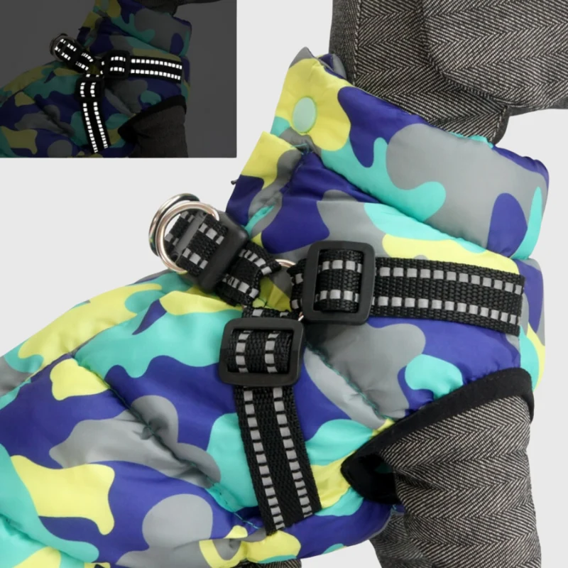 Manteau Camouflage Militaire Harnais Intégré
