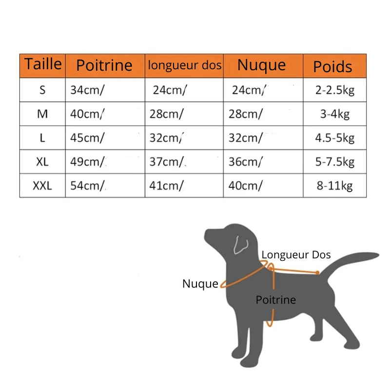 Manteau Fourré Gros Chien Harnais Intégré
