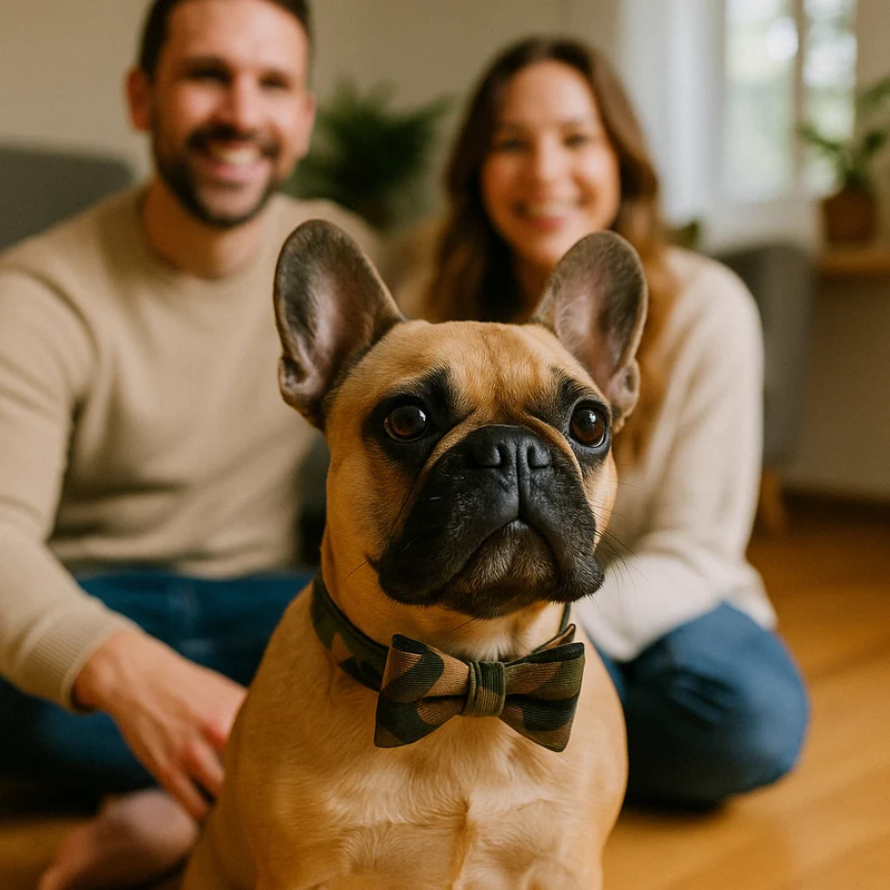 Collier Nœud Papillon Militaire Réglable Chien