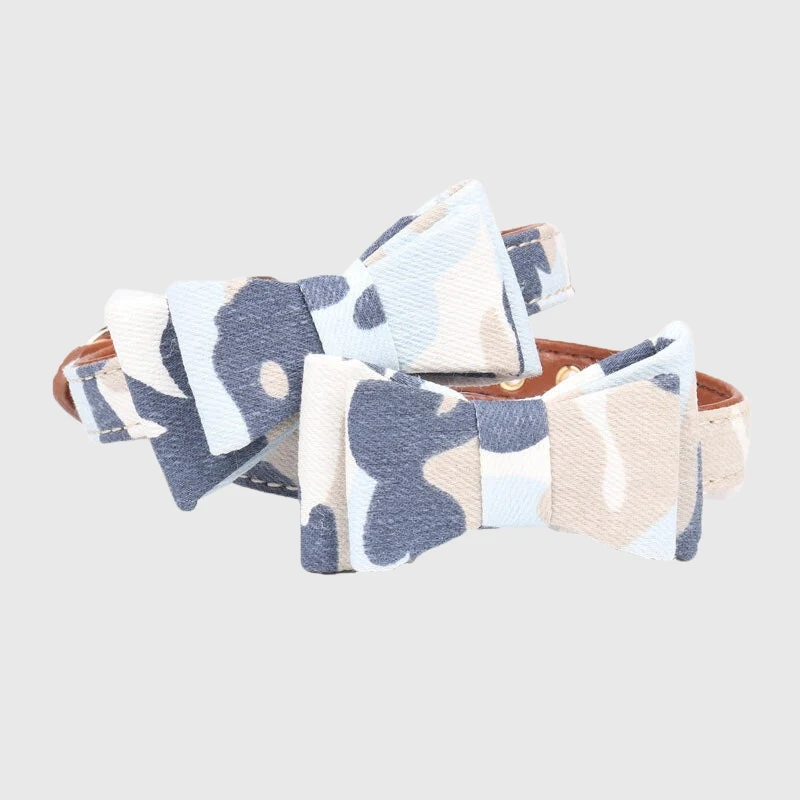 Collier Nœud Papillon Militaire Réglable Chien