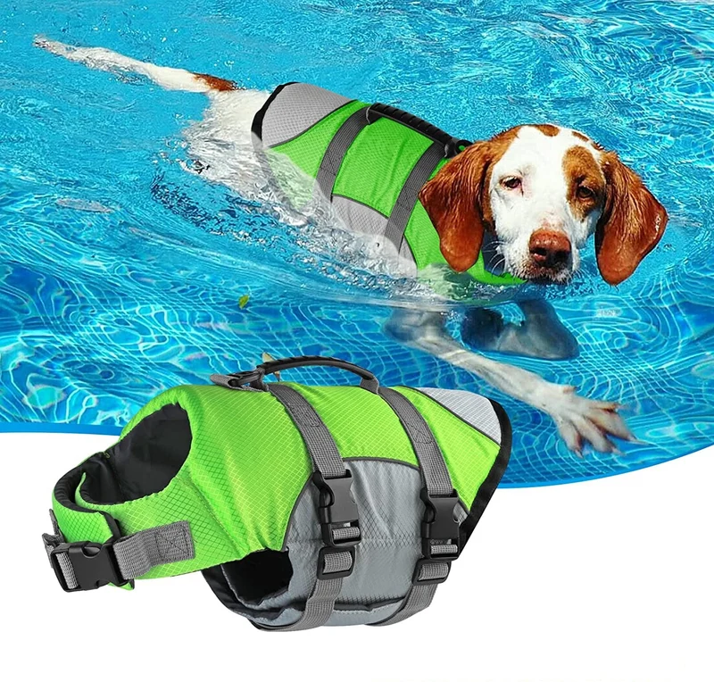 Gilet Sauvetage Flottaison Réfléchissant Gros Chien
