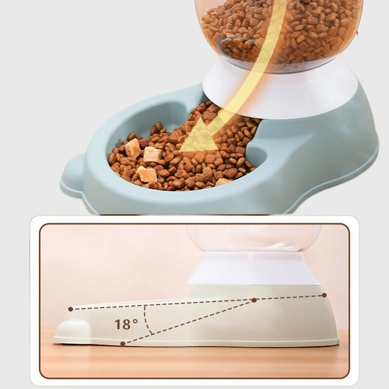 Distributeur Automatique Croquettes Eau Gros Chien