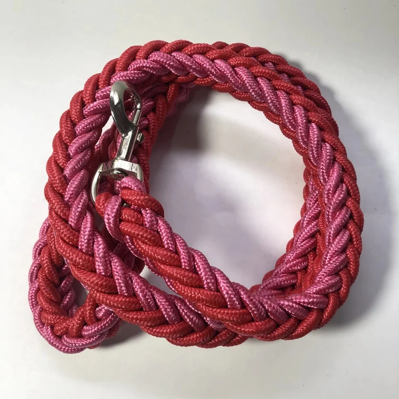 COLLIER + LAISSE "RED & PINK ARMY"
