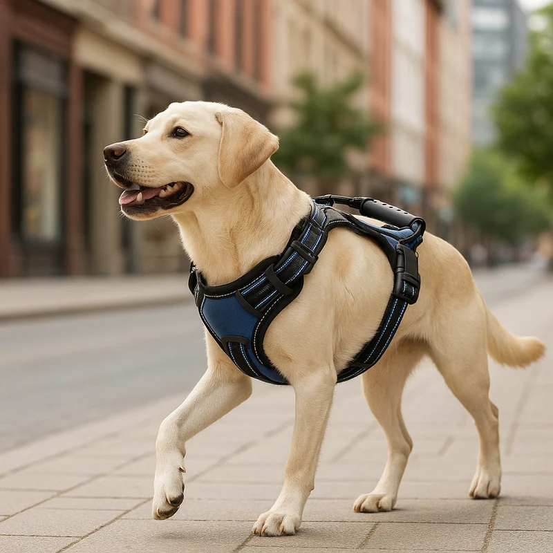 Harnais Anti-Traction T Gros Chien Nylon