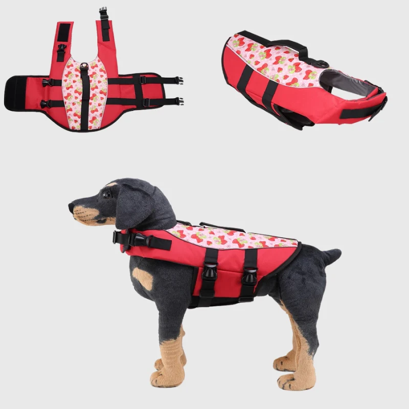 Gilet Sauvetage Flottant Motifs Gros Chien