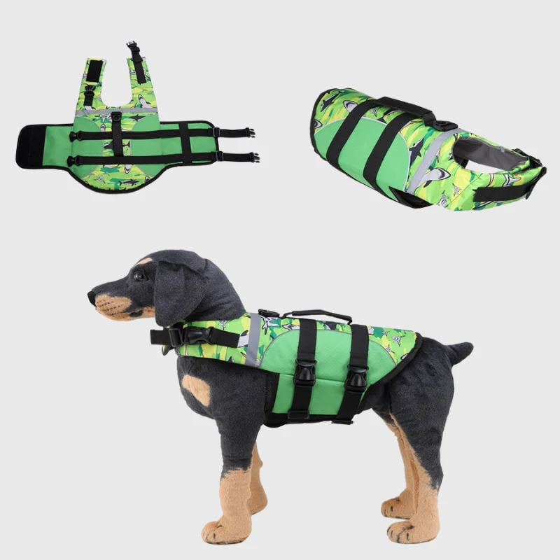 Gilet Sauvetage Flottant Motifs Gros Chien