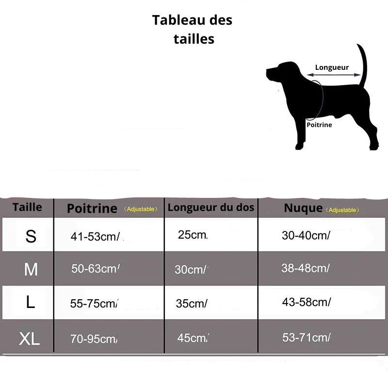 Gilet Sauvetage Flottant Jaune Gros Chien
