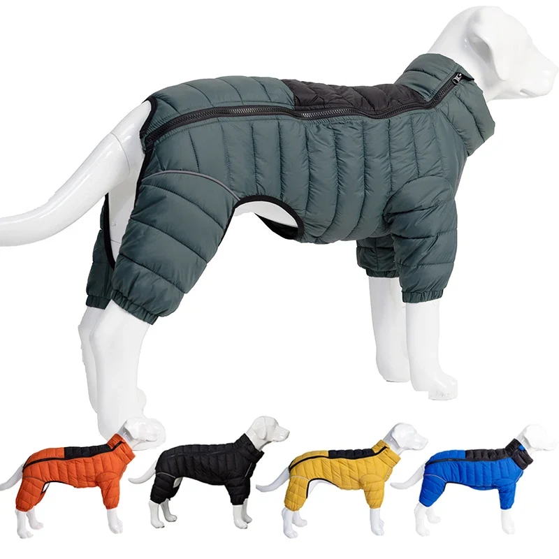 Manteau Doudoune Coton Gros Chien Hiver Coupe-Vent