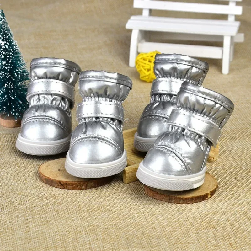 Bottes Hiver Gros Chien Antidérapantes Réfléchissantes