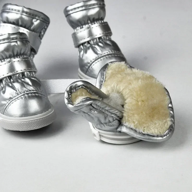 Bottes Hiver Gros Chien Antidérapantes Réfléchissantes