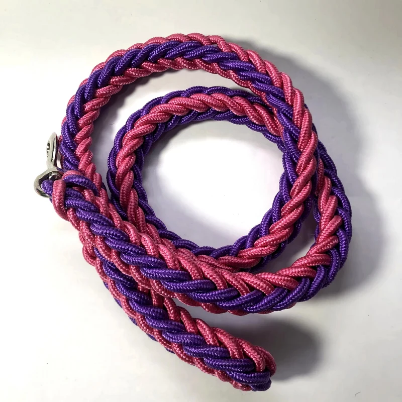 COLLIER + LAISSE "PURPLE & PINK ARMY"