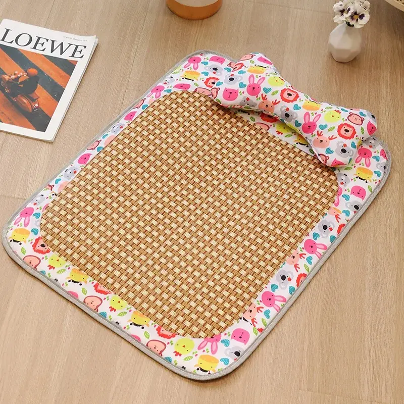 Tapis rafraîchissant tressé à la main – Naturel | CatLoom