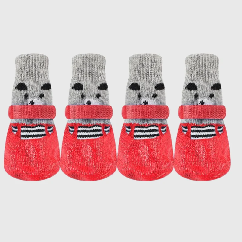 Chaussettes Imperméables Antidérapantes Pattes Chien