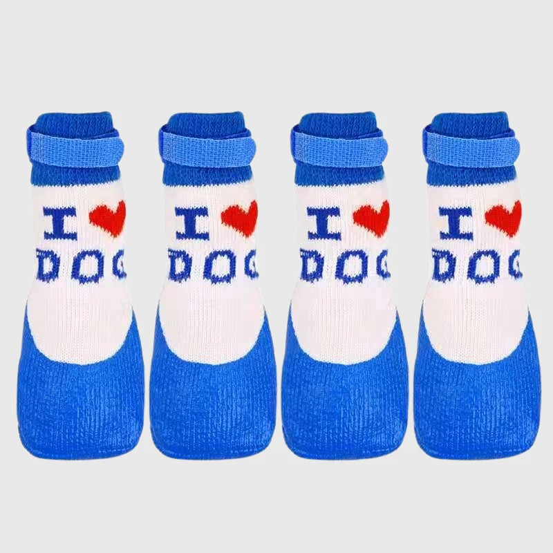 Chaussettes Imperméables Antidérapantes Pattes Chien