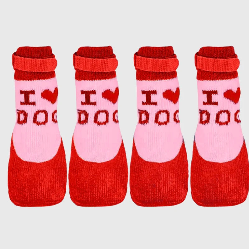 Chaussettes Imperméables Antidérapantes Pattes Chien