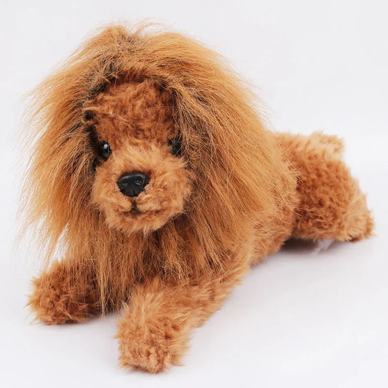 Perruque Crinière Gros Chien Costume Déguisement