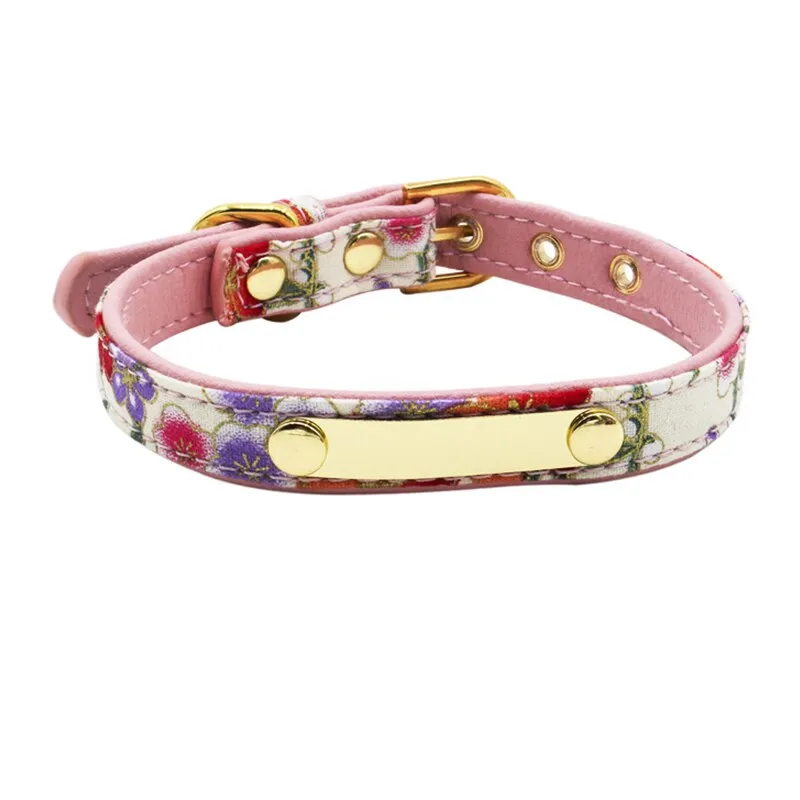 Collier personnalisé motif floral