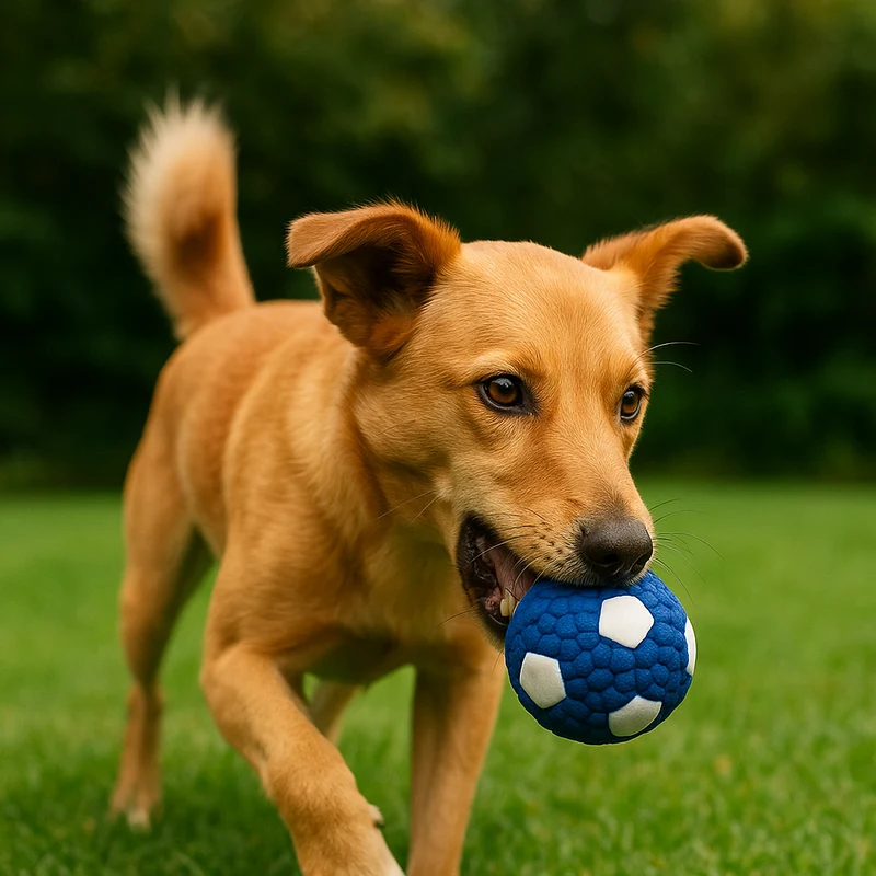 Balle Caoutchouc Rebondissante Ultra-Résistant Gros Chien