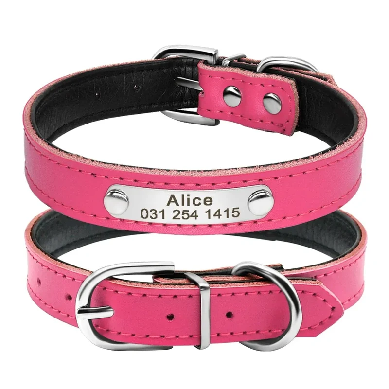 Collier personnalisé en cuir bling bling