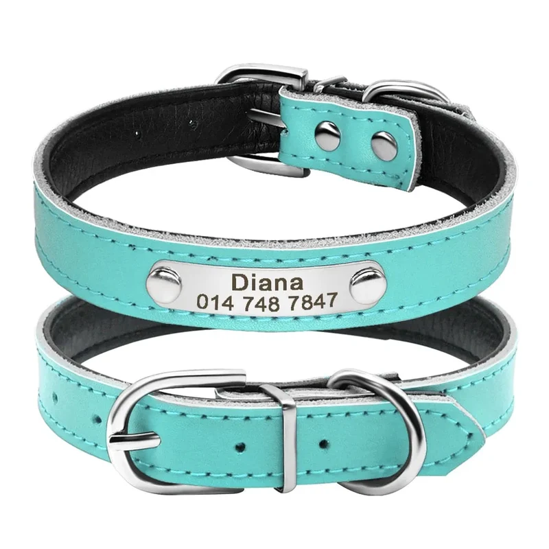 Collier personnalisé en cuir bling bling