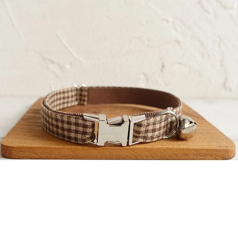 Collier pour chat gravé premium