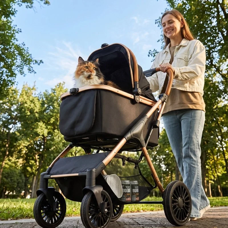 Poussette à chat | Confort et Sécurité