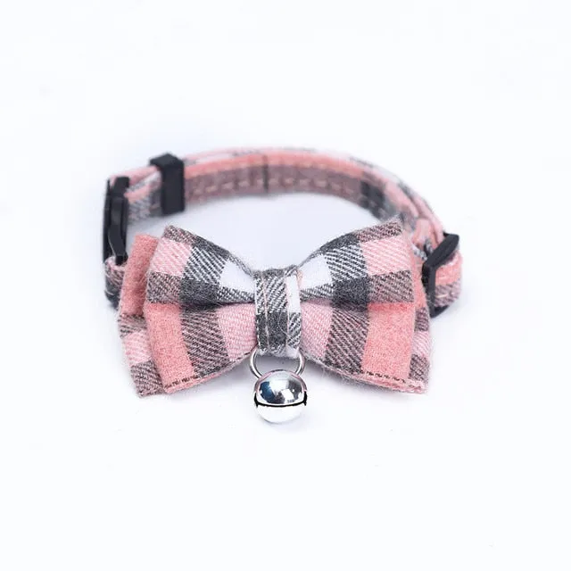 Collier nœud papillon pour chat chic